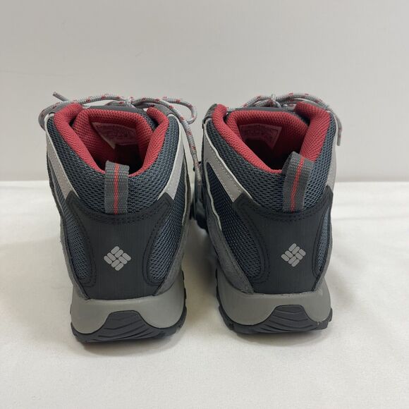 Columbia Crestwood Hiking Boots Women's 8 Mid Waterproof Preppy BL5371-053 NWOB - Picture 5 of 10